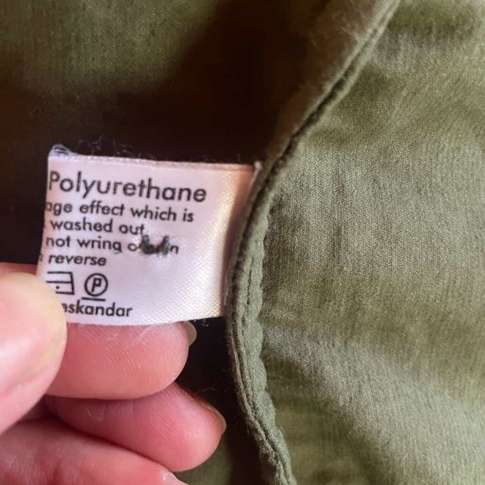 ESKANDAR Corduroy Button-Down Shirt Size 0 - Picture 5 of 5